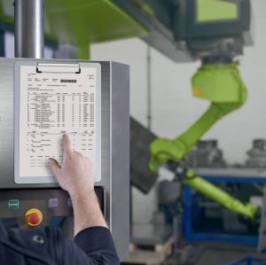 MAUL klemplaat aluminium magnetisch A4 staand