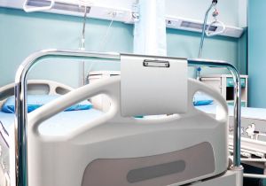 MAUL klemplaat aluminium Medic A4 liggend, rond gebogen ophanging aan de lange zijde, RVS klem