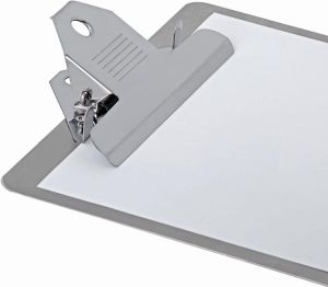 MAUL klemplaat Steel geheel RVS, ook de klem, A4 staand