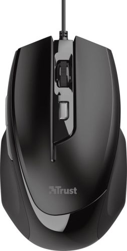 Trust Voca Comfort muis, zwart