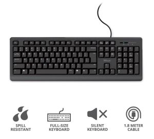 Trust Primo toetsenbord, qwerty