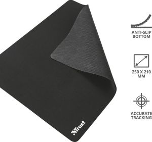 Trust Mouse Pad M, muismat, zwart
