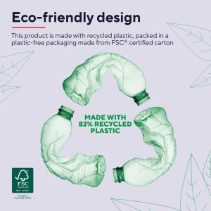 Trust YVI+ draadloze muis Eco, zwart