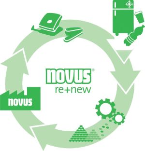 Novus perforator Re+New B230, zwart