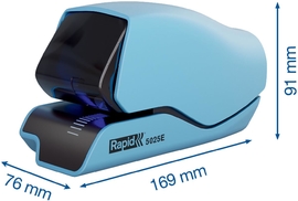 Rapid elektrische nietmachine Supreme 5025E, blauw