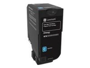 Lexmark CS725 toner HY cyaan 12000 pages Return Programm 74C2HC0