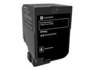 Lexmark CS725 toner HY zwart 20000 pages Return Programm 74C2HK0