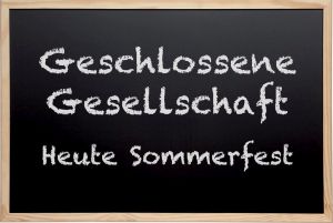 MAUL krijtbord zwart met houten frame 40 x 30cm