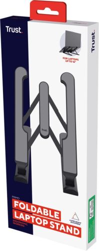 Trust Primo laptopstandaard, opvouwbaar, grijs