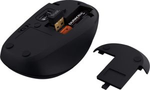 Trust YVI+ draadloze muis, multi-device, zwart