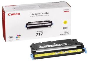 Canon toner 717, geel 4000 pagina's