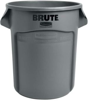 Rubbermaid afvalcontainer Brute, zonder deksel, 76 liter, grijs