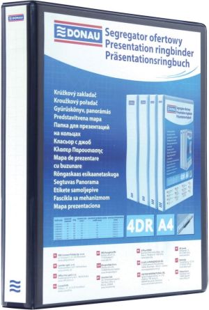 DONAU personaliseerbare ringmap, PP, A4,