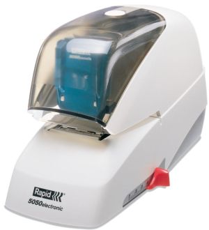 Rapid elektrische nietmachine R5050e, 50 blad, wit/zwart