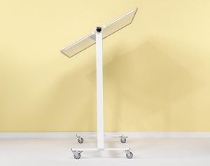 Smit Visual kantelbord, gelakt staal, magnetisch, aluminium frame, 150 x 120 cm