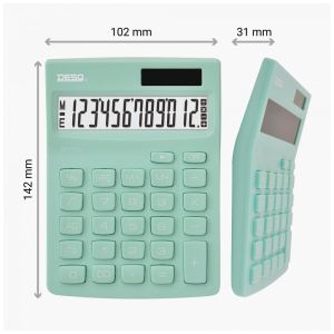 Desq calculatrice de bureau New Generation Compact, vert