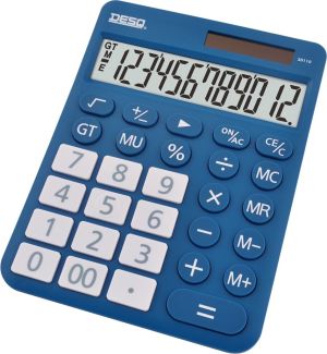 Desq calculatrice de bureau New Generation XLarge, bleu fonc&eacute;