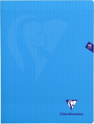Clairefontaine cahier Mimesys pour ft A4+, 48 pages, couverture en PP, s&eacute;y&egrave;s, couleurs assorties