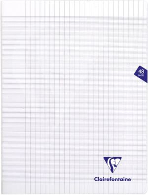 Clairefontaine cahier Mimesys pour ft A4+, 48 pages, couverture en PP, s&eacute;y&egrave;s, couleurs assorties