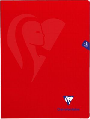 Clairefontaine cahier Mimesys pour ft A4+, 48 pages, couverture en PP, s&eacute;y&egrave;s, couleurs assorties