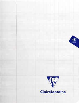 Clairefontaine cahier Mimesys, ft 17 x 22 cm, 48 pages, couverture en PP, s&eacute;y&egrave;s, couleurs assorties