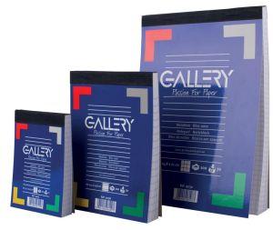Gallery carnet de notes, ft A6, lign&eacute;, 70 g/m&sup2;