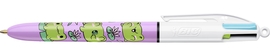 Bic 4-kleurenbalpen Kawai, doos van 12 stuks, assorti