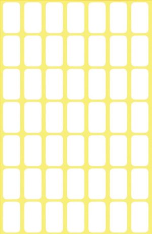 Avery Etiquettes blanches ft 16 x 9 mm (l x h), 294 pi&egrave;ces