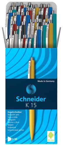 Schneider balpen K15, medium, geassorteerde kleuren