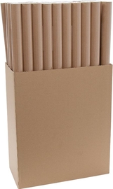 Papier d'emballage kraft, 70 cm x 5 m, brun