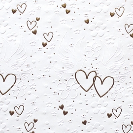 Geschenkpapier, 70 cm x 1,5 m, All About Love