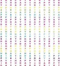 Geschenkpapier Rainbow, 70 cm x 1,5 m, 4 verschillende motieven