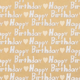 Papier cadeau, 70 cm x 1,5 m, Eco Fun, flocage de mousse