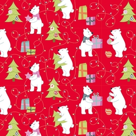 Papier cadeau, 70 cm x 2 m, No&euml;l, Bambini