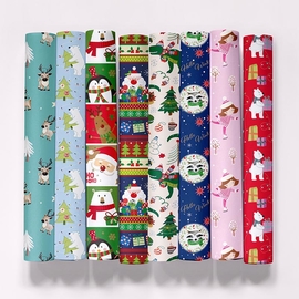 Papier cadeau, 70 cm x 2 m, No&euml;l, Bambini