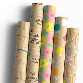 Papier cadeau, 70 cm x 2 m, Nature Urbaine