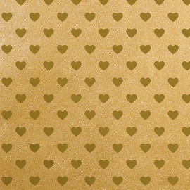 Papier cadeau, 70 cm x 1,5 m, coeurs, couleurs assorties