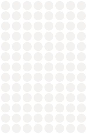 Avery Etiquettes ronds diam&egrave;tre 8 mm, blanc, 416 pi&egrave;ces