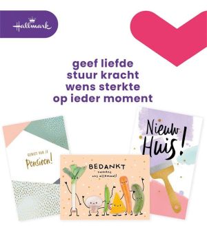 Hallmark navulset wenskaarten, divers, p