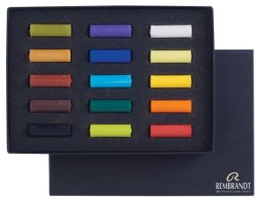 Rembrandt softpastels, starterset met 15 halve pastels