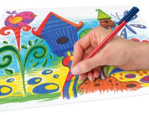 Staedtler viltstift Triplus Color, opstelbare box met 10 kleuren