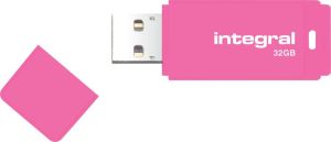Integral Neon USB 2.0 stick, 32 GB, roze