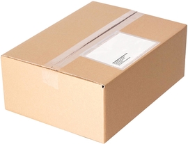 OFFICE products documenthouder 155 x 235 mm, zelfklevend, transparant, doos van 500 stuks