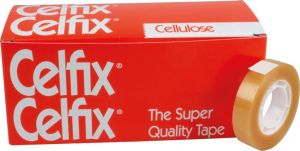 Celfix plakband cellulose ft 12 mm x 33 m