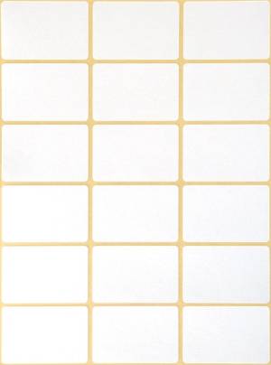 Avery Zweckform 3325 &eacute;tiquettes mini ft 38 x 24 mm (b x h), 522 &eacute;tiquettes, blanc