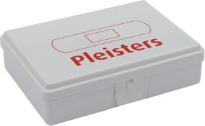 Pleisters, assorti afmetingen, koffer van 100 stuks
