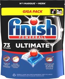 Finish Ultimate Regular vaatwastabletten, pak van 73 capsules