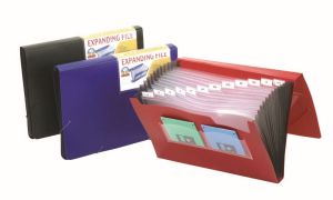 Beautone voorordner, A4, 13 vakken, rood