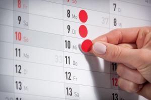 Avery Etiquettes ronds diam&egrave;tre 18 mm, rouge, 1.056 pi&egrave;ces