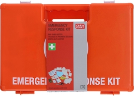 Carpoint trousse de premiers secours 166 parts avec support mural orange